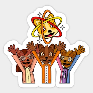 The Discovery of Quokkium Sticker